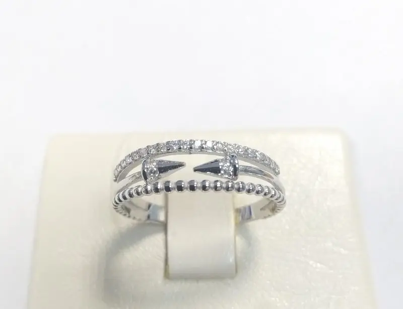 Кольцо декоративное из серебра