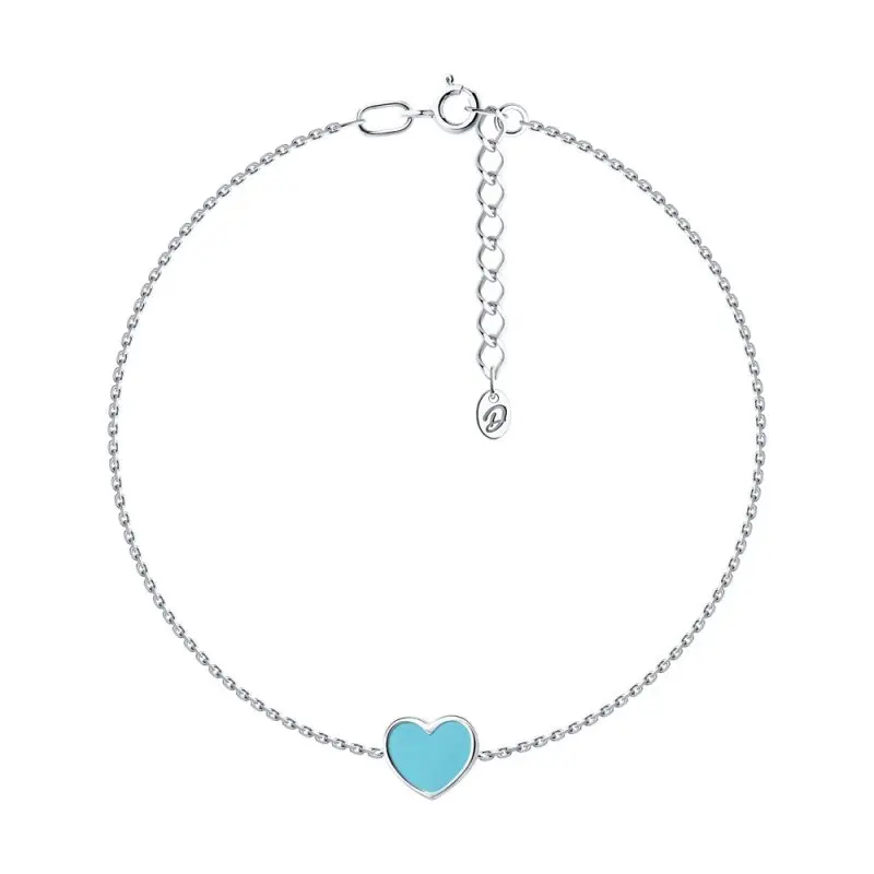 Браслет декоративный из серебра