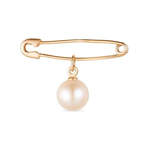 Брошь из красного золота