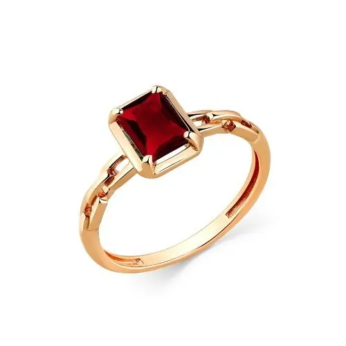 Кольцо декоративное из красного золота