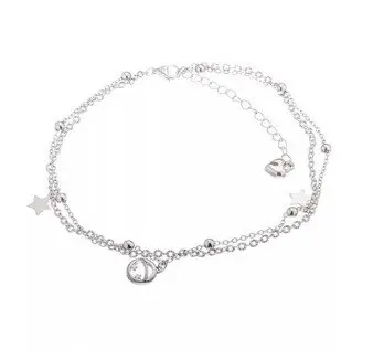 Браслет декоративный из серебра