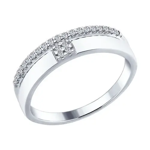 Кольцо декоративное из серебра