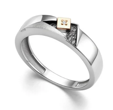 Кольцо декоративное из серебра