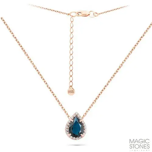 Цепь колье из красного золота