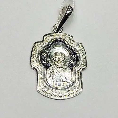 Подвеска икона из серебра