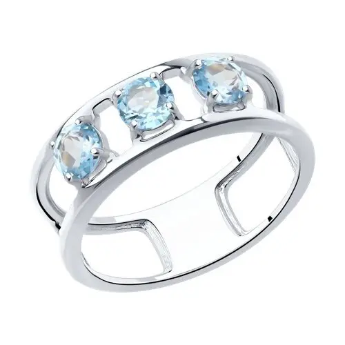 Кольцо декоративное из серебра