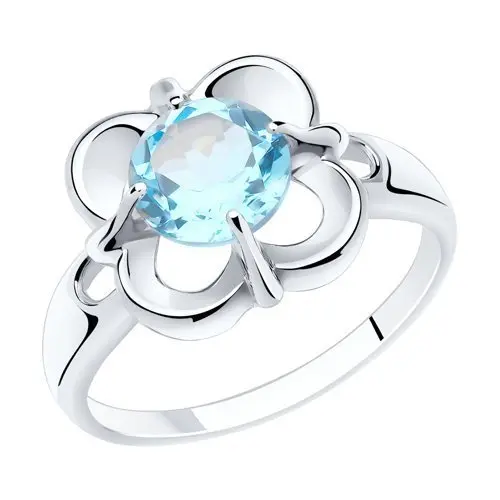 Кольцо декоративное из серебра