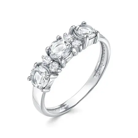 Кольцо декоративное из серебра