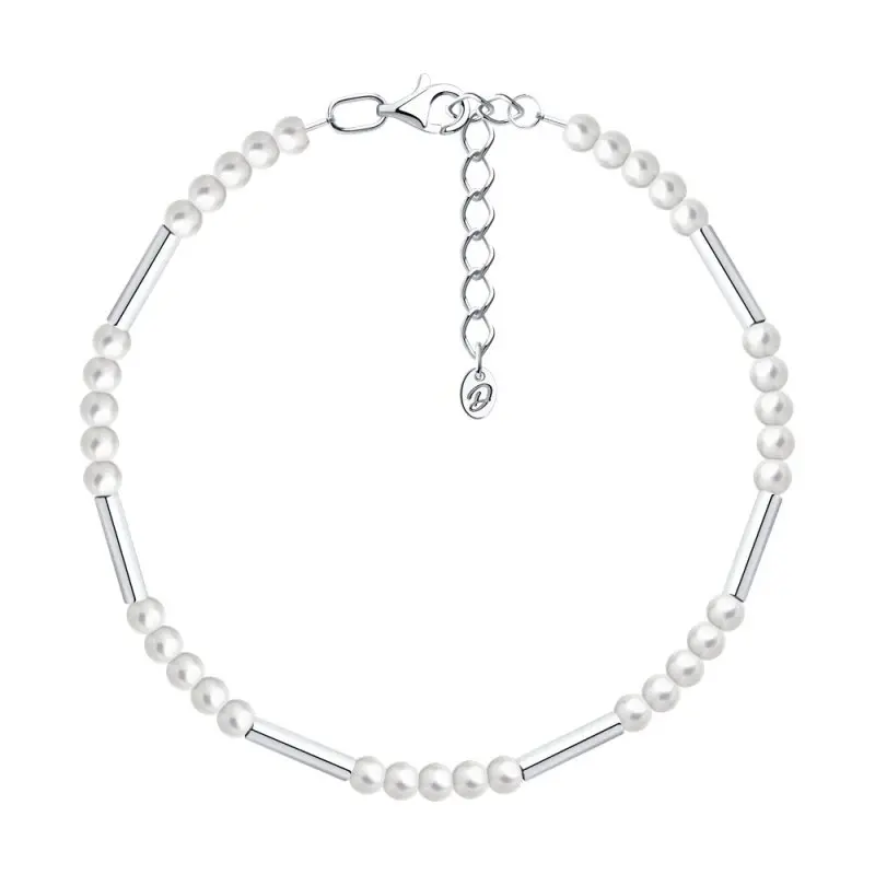 Браслет декоративный из серебра