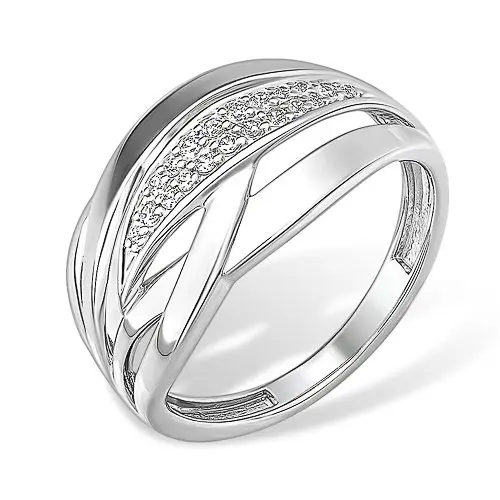 Кольцо декоративное из серебра