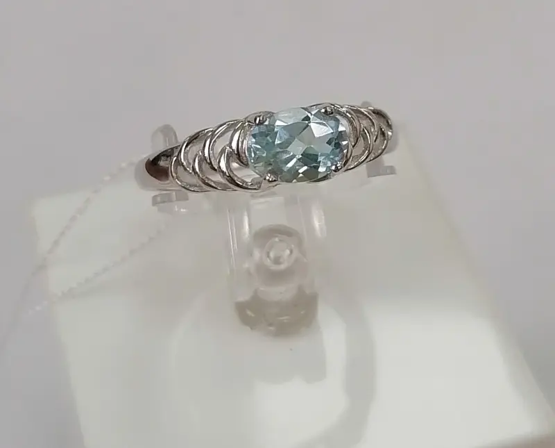 Кольцо декоративное из серебра