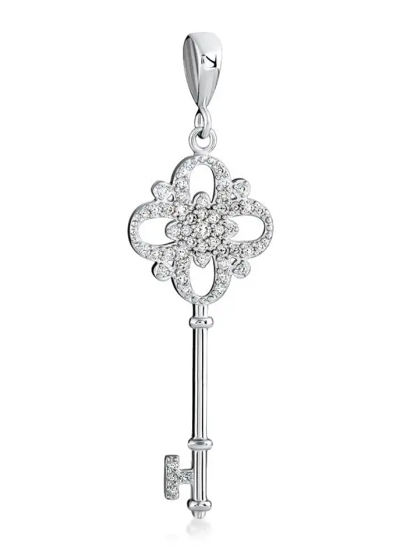 Подвеска декоративная из серебра