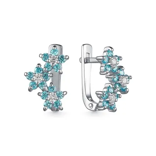 Серьги детские из серебра