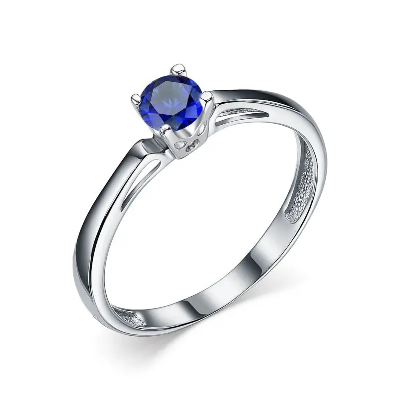 Кольцо декоративное из белого золота