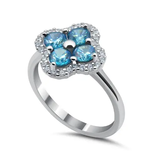 Кольцо декоративное из серебра