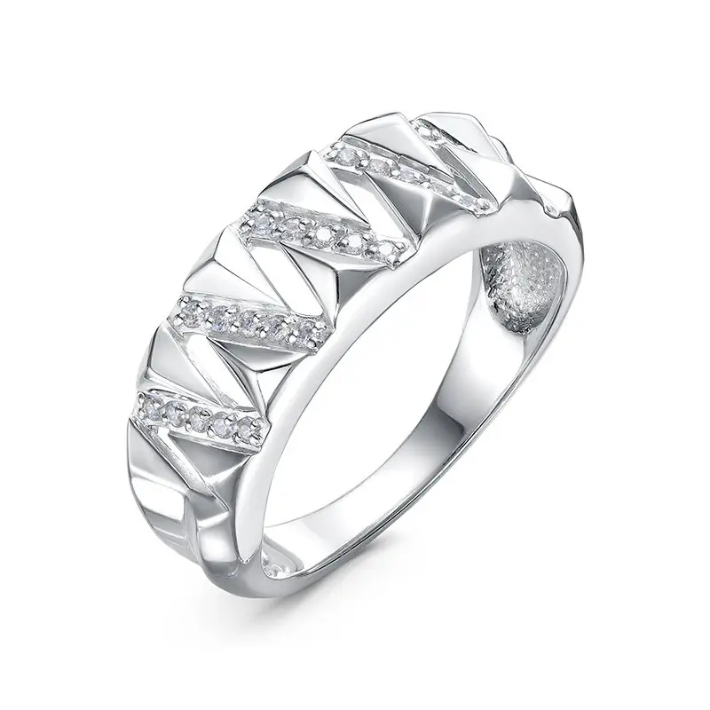 Кольцо декоративное из серебра