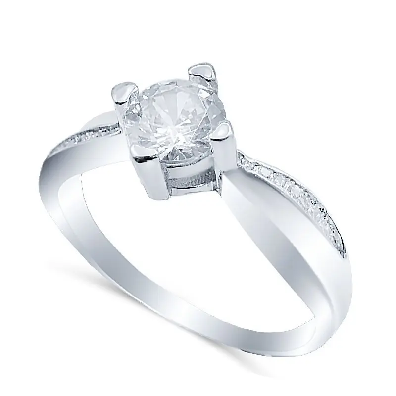 Кольцо декоративное из серебра