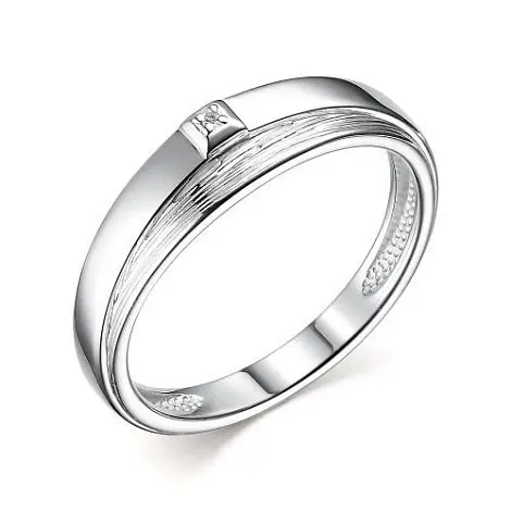 Кольцо декоративное из серебра