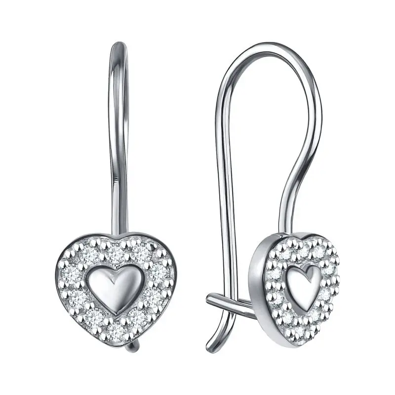 Серьги детские из серебра