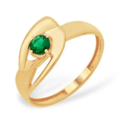 Кольцо декоративное из красного золота