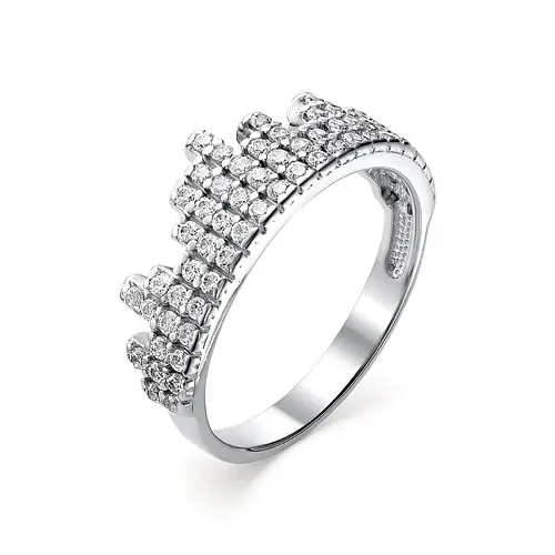 Кольцо декоративное из серебра