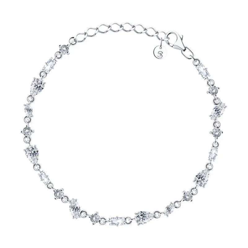 Браслет декоративный из серебра