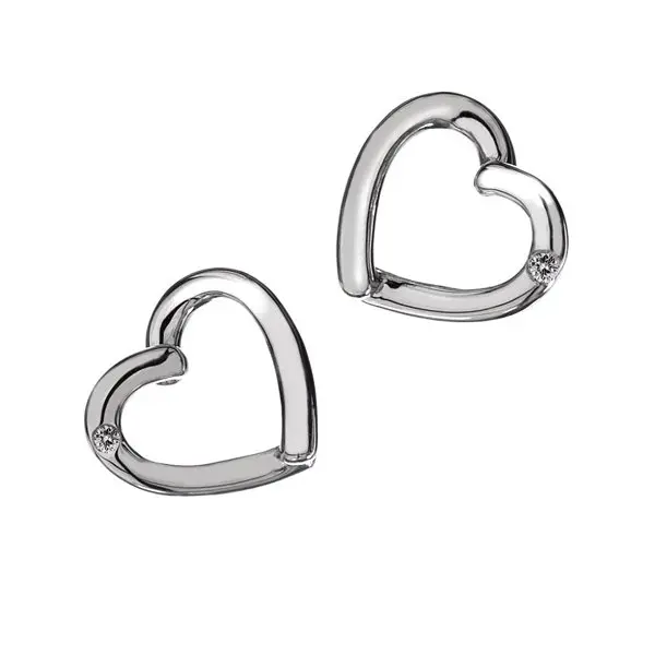 Серьги пуссеты из серебра