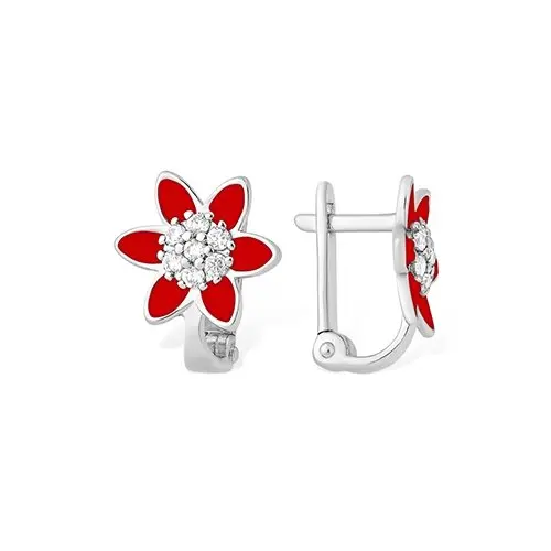 Серьги детские из серебра