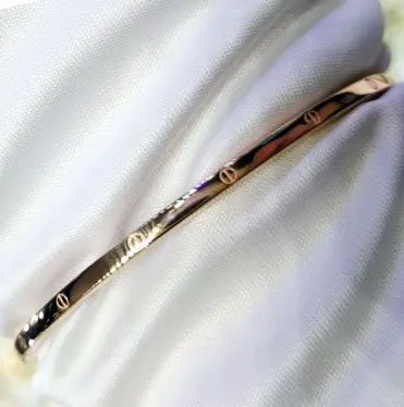 Браслет декоративный из красного золота