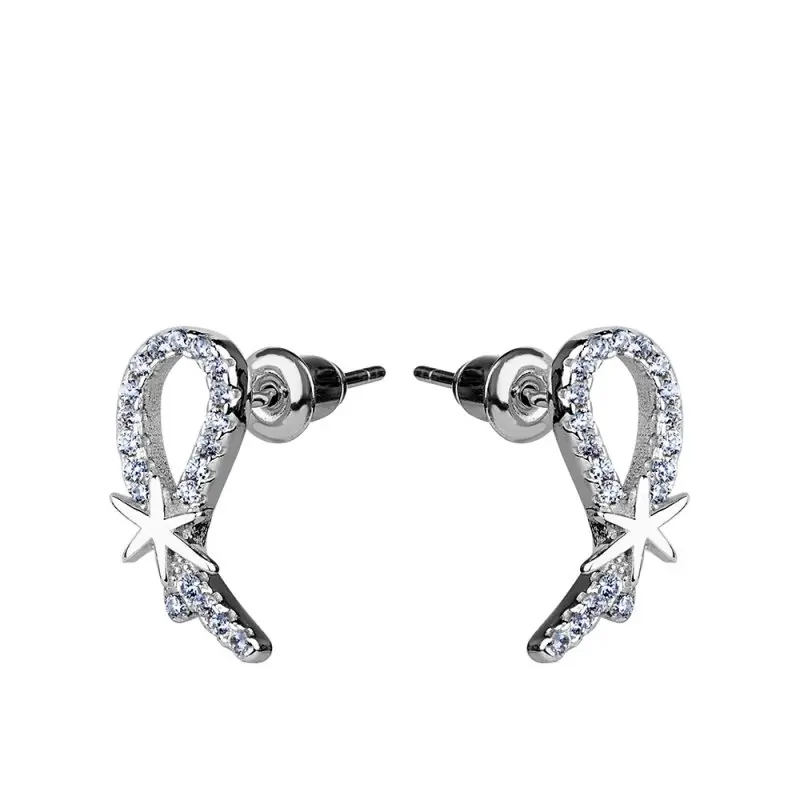 Серьги пуссеты из серебра
