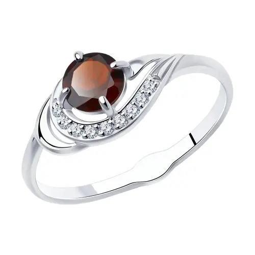 Кольцо декоративное из серебра