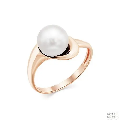 Кольцо декоративное из красного золота