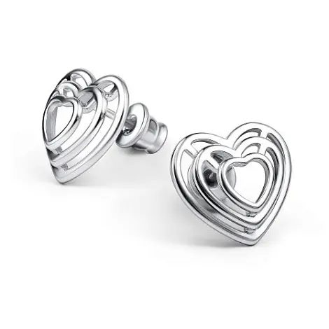 Серьги пуссеты из серебра