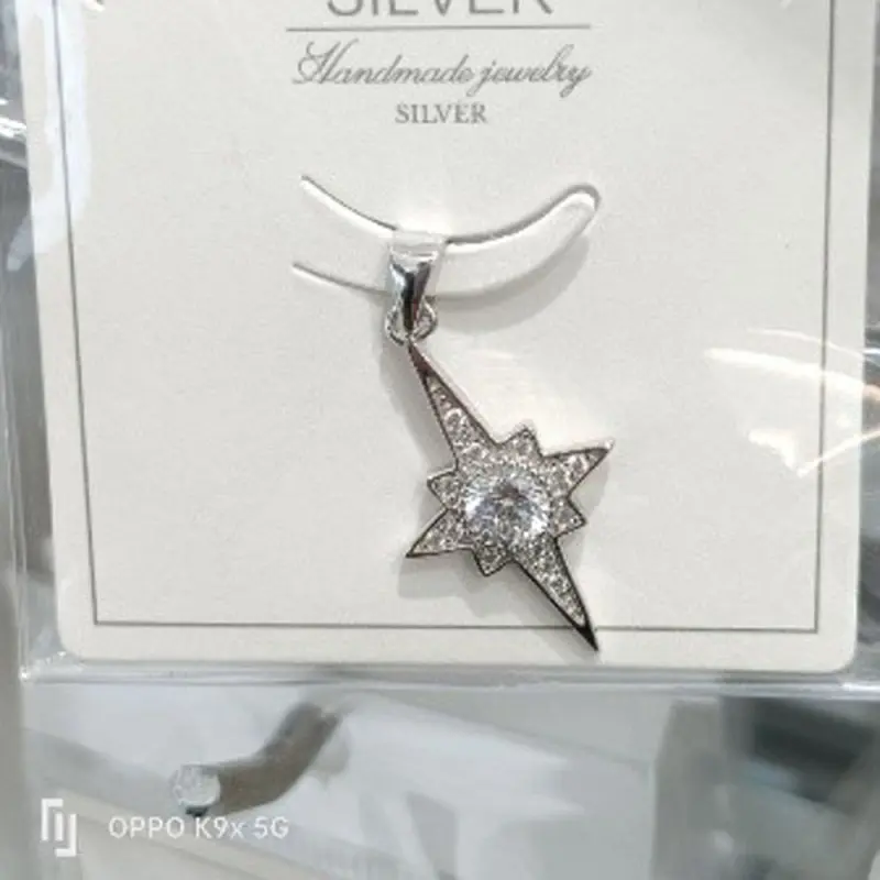 Подвеска декоративная из серебра