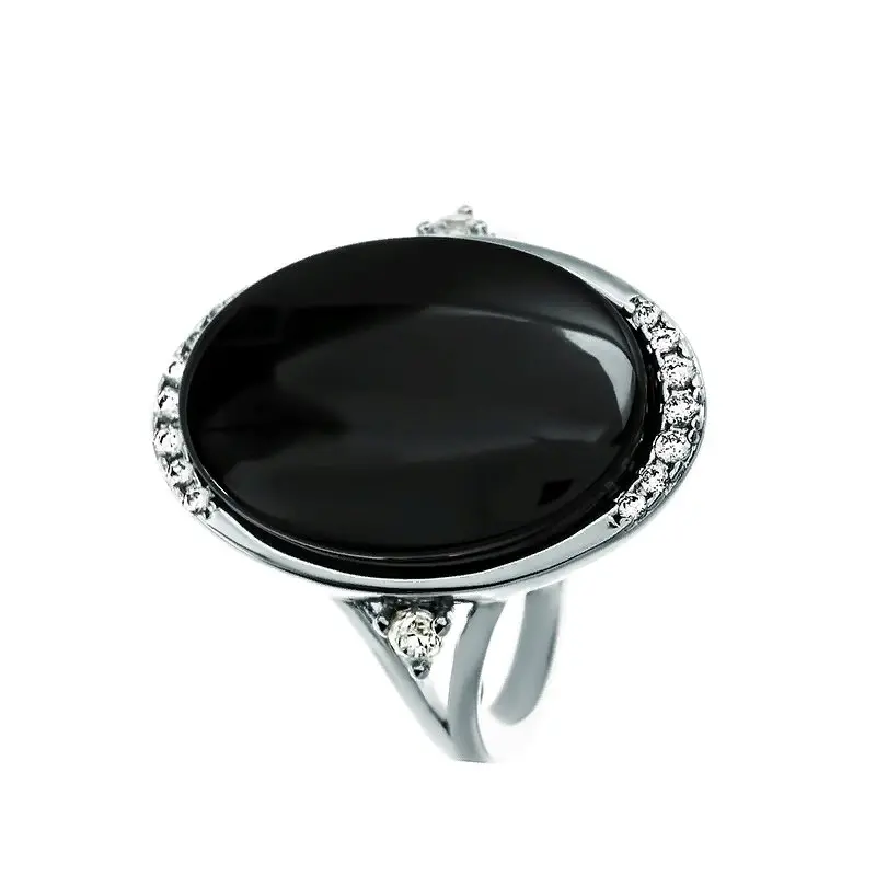 Кольцо декоративное из серебра