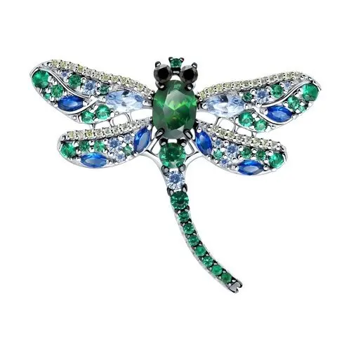 Брошь из серебра