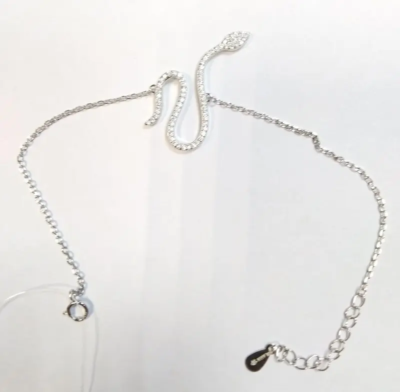 Браслет декоративный из серебра