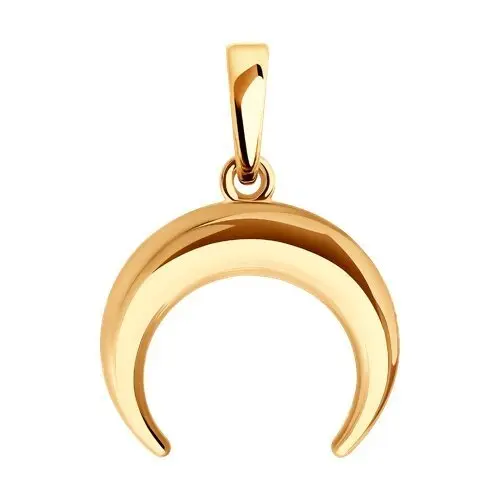 Подвеска декоративная из красного золота