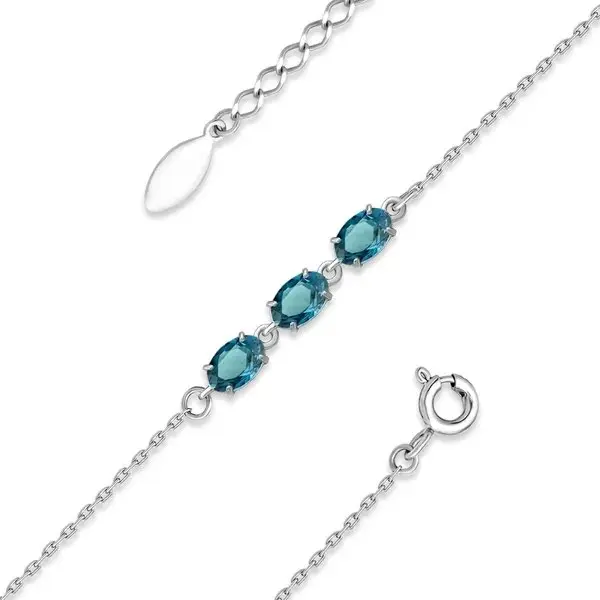 Браслет декоративный из серебра