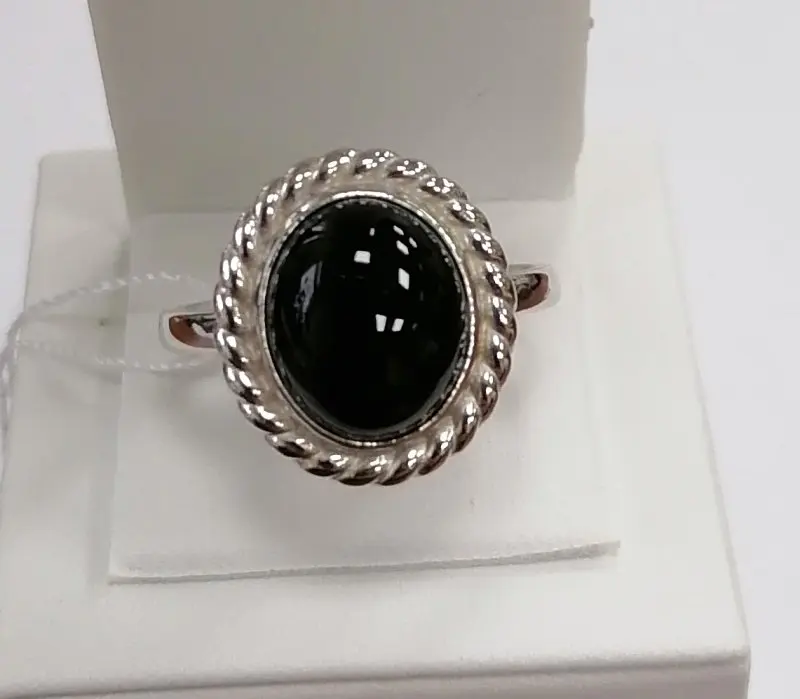 Кольцо декоративное из серебра