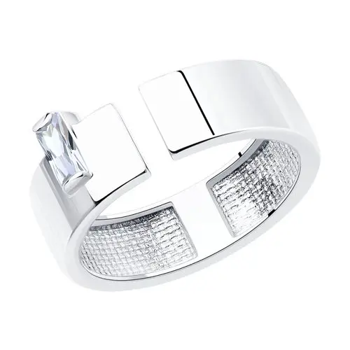 Кольцо декоративное из серебра