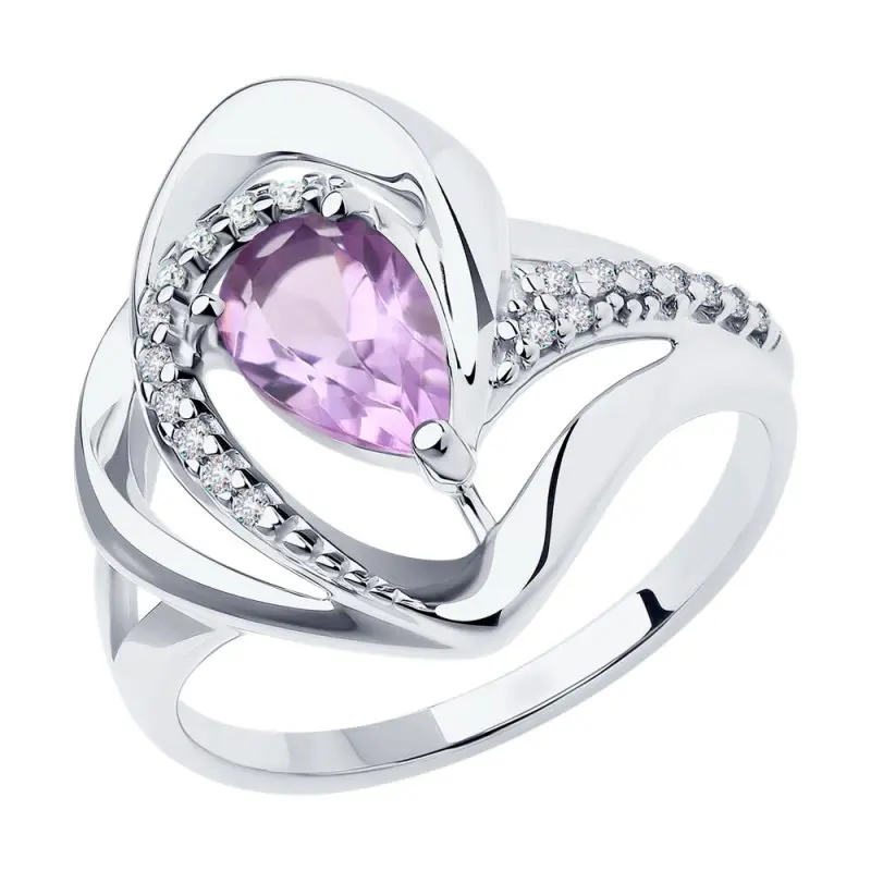 Кольцо декоративное из серебра