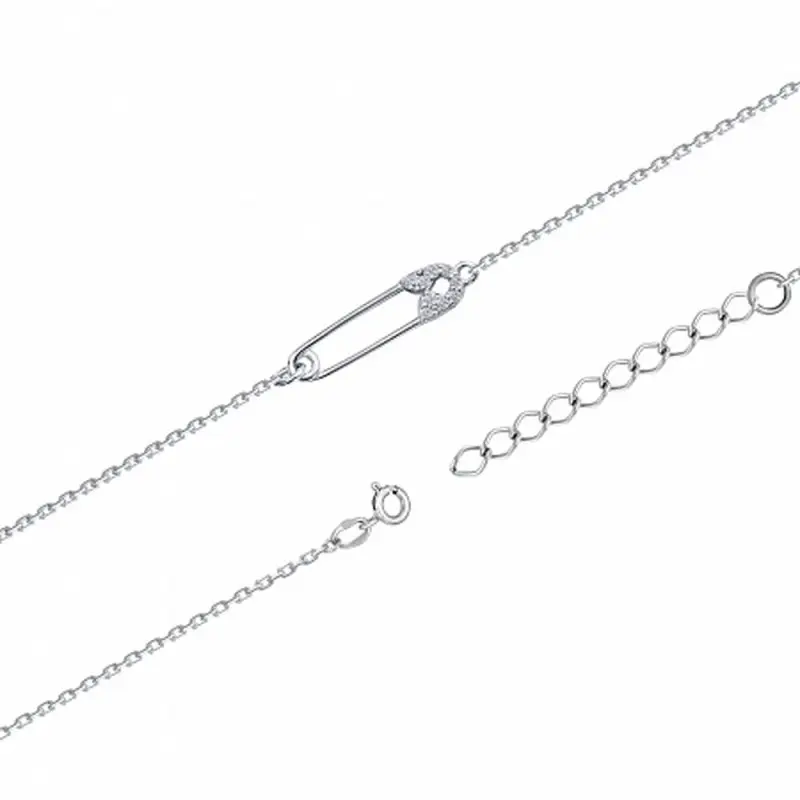 Браслет декоративный из серебра