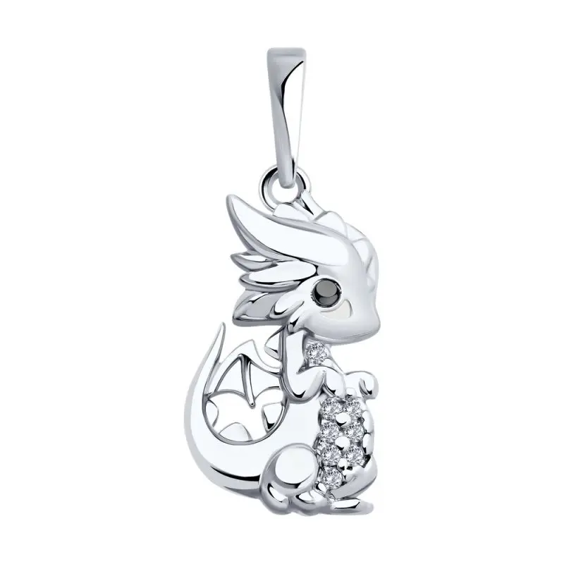 Подвеска декоративная из серебра