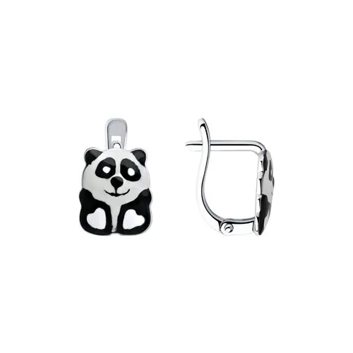 Серьги детские из серебра