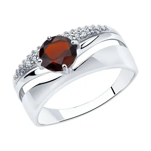 Кольцо декоративное из серебра