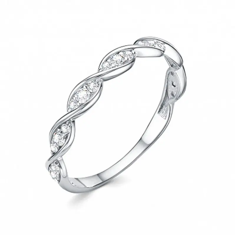 Кольцо декоративное из серебра