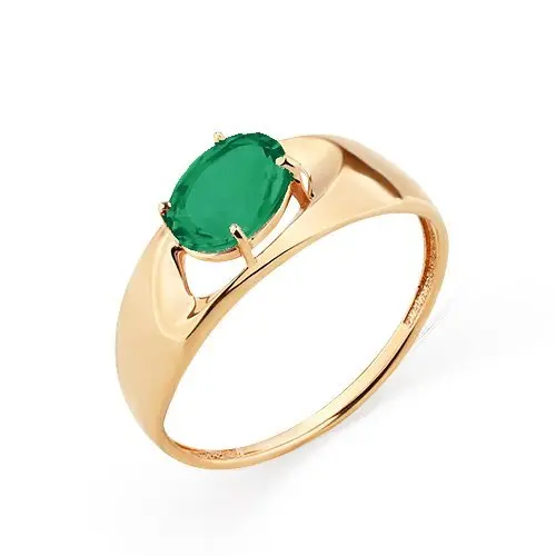 Кольцо декоративное из красного золота