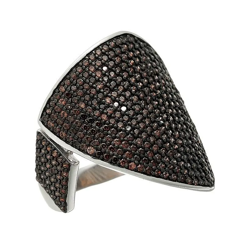 Кольцо декоративное из серебра