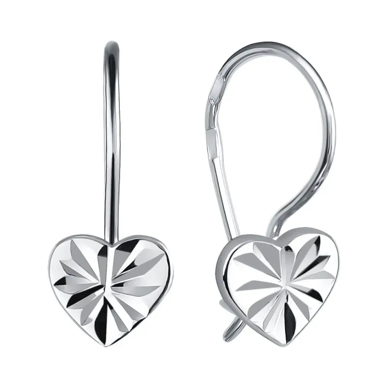 Серьги детские из серебра